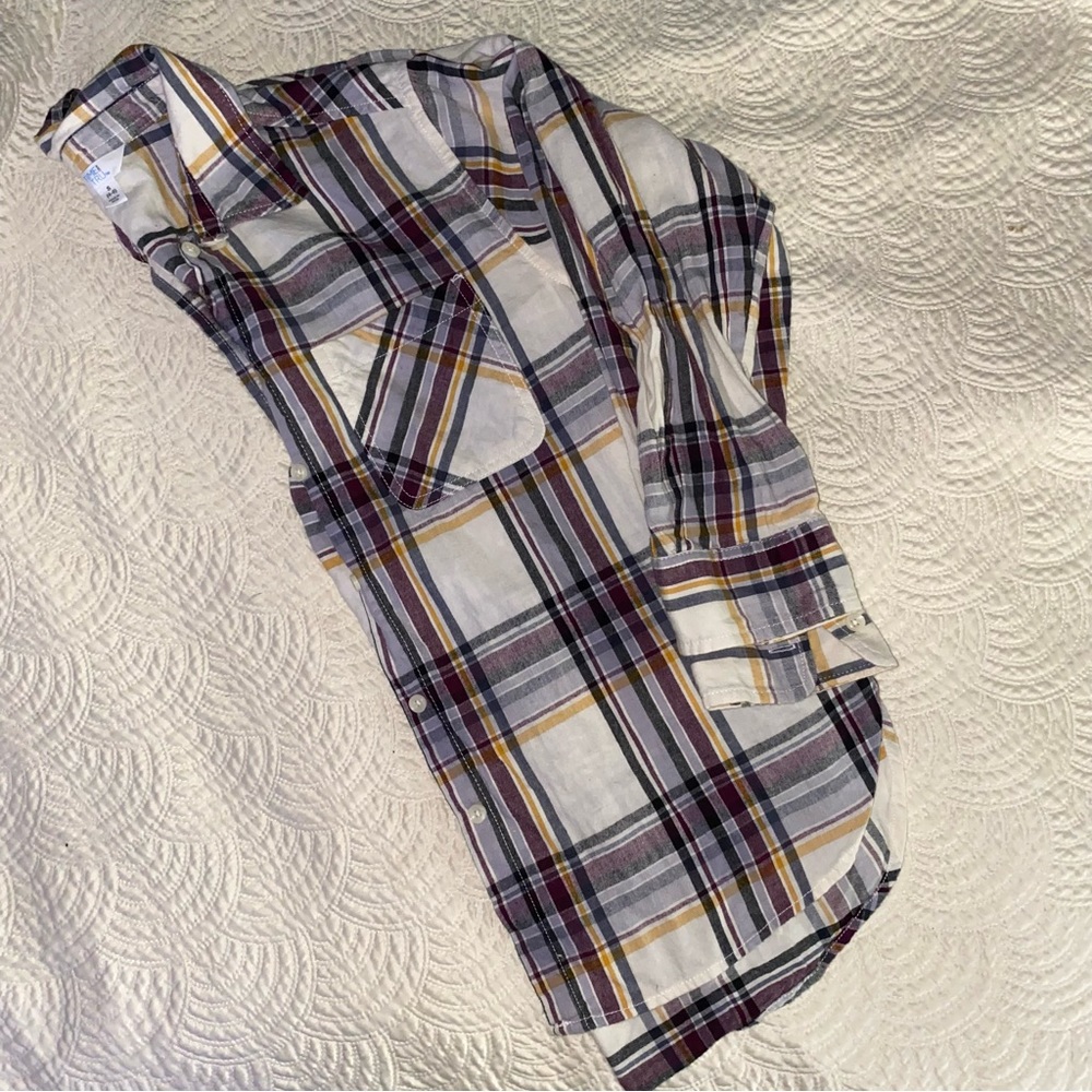 Fall Flannel Button Down - Picture 6 of 6